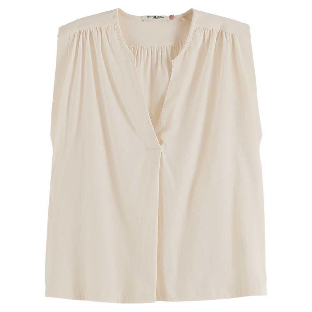 T-Shirt Scotch & Soda Drapey en maille fluide de qualité supérieure - 6