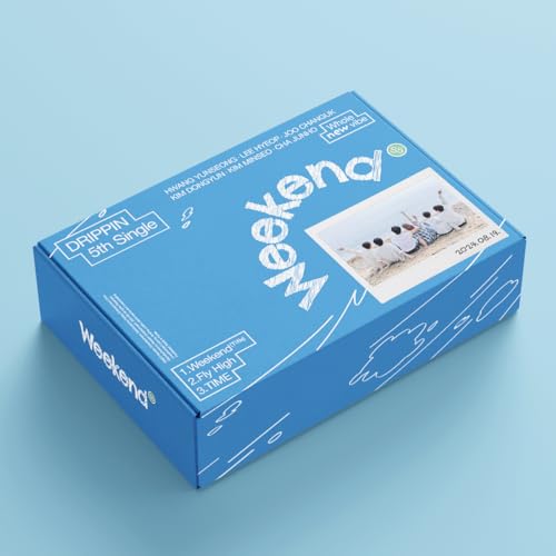 DRIPPIN Weekend Album K-Pop Genie Music CD single original avec photobook exclusif