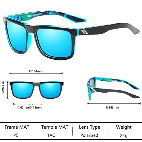 Image of Polarized Sunglasses for Men Fishing Driving Running Sports Glasses Women UV400 Protectiont HD5535