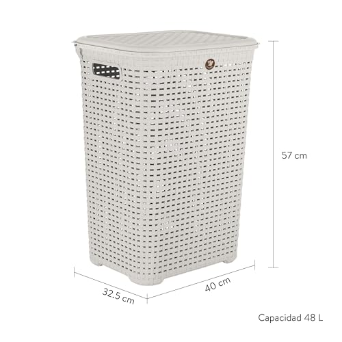 Listado de Cestos para Ropa Sucia de Plastico del mes. 8 Cestos para Ropa Sucia de Plastico marca Plásticos La Ardilla un Producto Escobar (2)