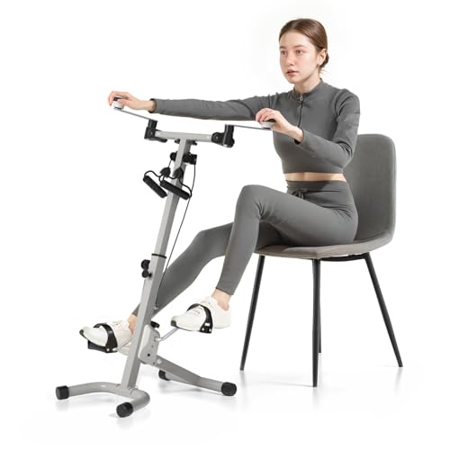 3 en 1 Compacto Aeróbicos - Ejercitador Plegable para Pies, Manos, Piernas