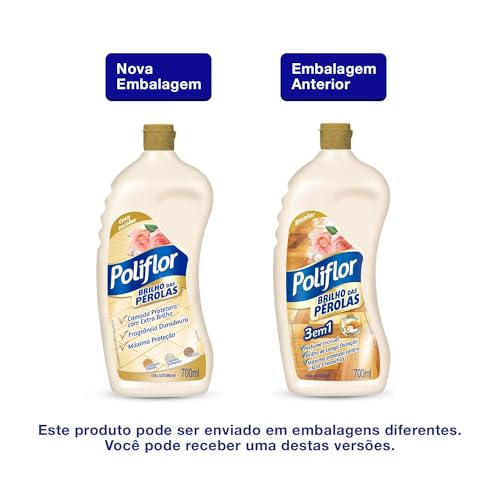 Poliflor - Cera Líquida, Incolor, Brilho das Pérolas, 700Ml
