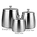 OILP Outdoor Ashtray with Lid for Cigarettes,Stainless Steel Windproof/Rainproof Ashtray for Outside Home Table (X-Large)