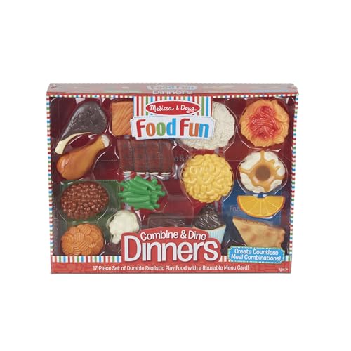 image for Melissa & Doug Food Fun Combine & Dine Dinners - Red