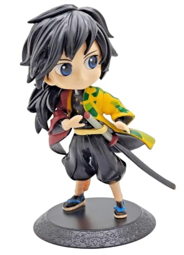 Image of Demon Slayer Kimetsu no Yaiba 6 inch in Action Figure| Lightweight Attractive Durable Toy Figures for Home Decors Office Desk and Study Table - Giyu Tomioka