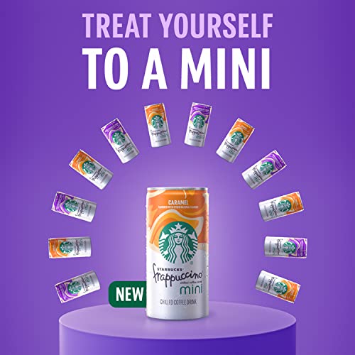 Starbucks Frappuccino Minis Coffee Drink, Caramel, 6.5Oz Liquid Mini Cans, (8 Pack) #TOP3