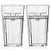 Reflo Smart Cup, a Smart Alternative to "Sippy Cups" (Clear - 2 Pack)