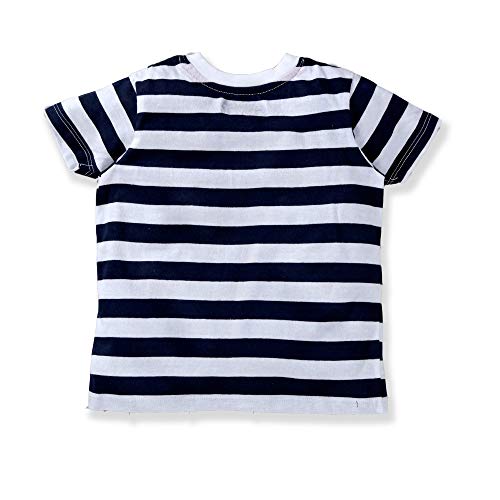 Image of TONYBOY Baby Boy's Cotton Kids Wear (2364 Navy White 6-9 Months)
