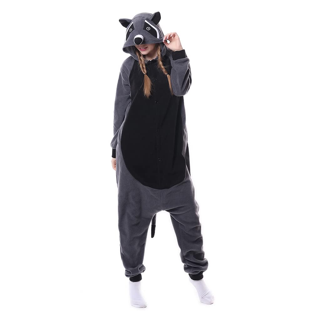 LATH.PIN Pigiama Tuta Pinguini Unisex Adulto Animale Onesie Cosplay Halloween Carnevale Costume Donna Pigiama Costume Animale Inverno