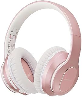 PowerLocus Active Noise Cancelling Headphones Over Ear, Wireless Headphones with Microphone, Hi-Fi Stereo, Soft Memory Foam Ear Cups, 35H Playtime and Fast Charging for Phones, Home Office, TV, Kids