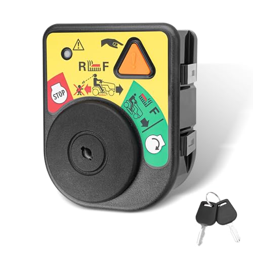 Ignition Module Switch with 2 Keys 7 terminals Compatible with Cub Cadet MTD Craftsman -LT1042 LT1045 LT1046 LTX1040 XT1 XT2 LT42 LT46 SLX50 T110 T1200 T1400 T1600 Riding Replace#925-06119c 725-04227