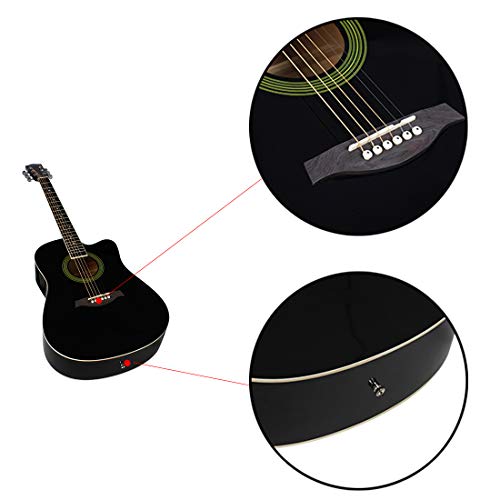 Guitare, guitare folk de 104,1 cm, guitare de style classique, guitare professionnelle pour débutant, instrument à cordes, instrument de guitare, guitare acoustique, guitare folk, guitare en tilleul - Les Beatles, Paul McCartney, John Lennon, RIngo Starr, George Harrison Guitare, guitare folk de 104,1 cm, guitare de style classique, guitare professionnelle pour débutant, instrument à cordes, instrument de guitare, guitare acoustique, guitare folk, guitare en tilleul – Image 8