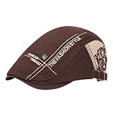 Característica: decorar HJSWF Boinas Deportivas Al Aire Libre De Verano, Gorras para Hombres, Gorras Informales con Visera, Boinas Bordadas con Letras