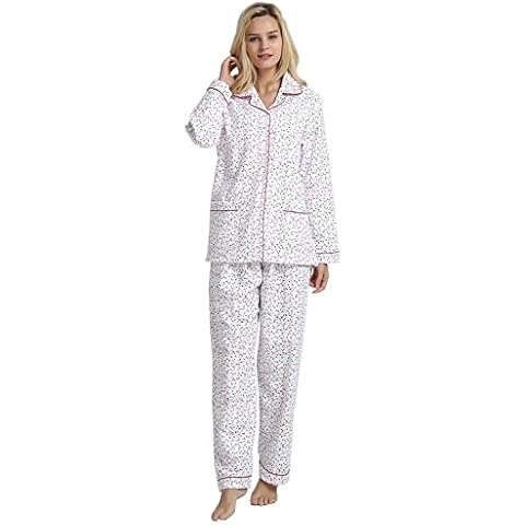 GLOBAL Women's Cotton Flannel Pyjama Set Cover