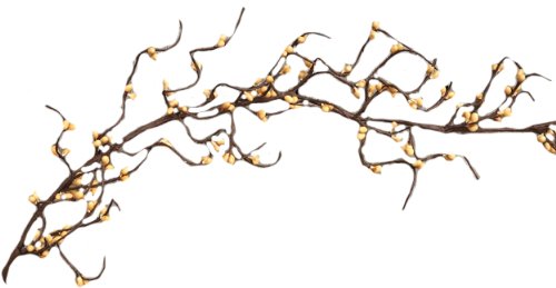 CWI-Old-Gold-Garland-5ft-Artificial-Garland-for-Mantle-Arch-Table-and-Entryway CWI Old Gold Garland 5ft Artificial Garland for Mantle Arch Table and Entryway