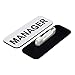 Manager 1 x 3 Name Tag, White (3 Pack)