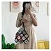 Imagen de EWUHYFP Bolsos Tejidos Crochet Bolso de mano floral ganchillo hecho a for mujer