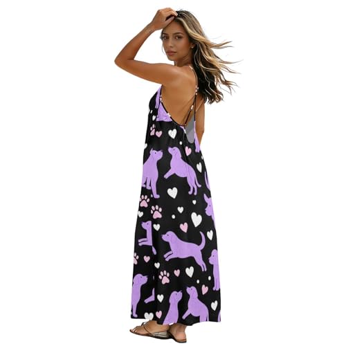 Robe d'été de vacances violette en taille M idéale pour rester fraîche et chic