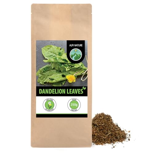 Alpi Nature Dandelion Tea 250g 8.8 oz, Dried and Cut Dandelion Leaves, Loose Leaf Tea