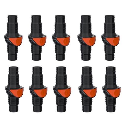 Image of SEAFLO in-Line / 90 Quick Disconnect Non-Return Check Valve PA6+GF+POM Construction, Anti-Backflow Design, Versatile Applications (Choose Size and Style)