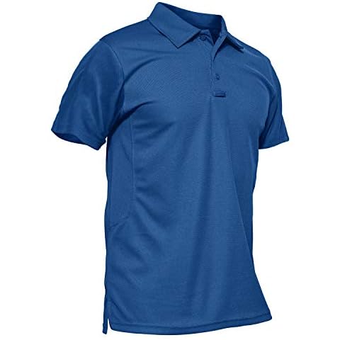 KEFITEVD Men's Moisture Wicking Polo Shirt Cover