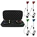 doorslay Fishing Bite Indicators Set LED Bite Indicator Illuminated Bite Indicators with Storage Case Fishing Tackle