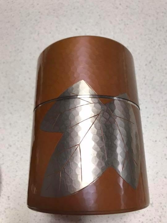 玉川堂 茶筒、茶托5客