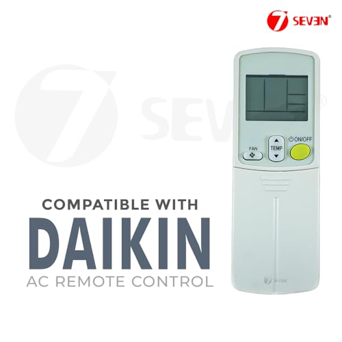 Image of 7SEVEN Compatible Daikin Ac Remote Original BRC4C151 BRC4C152 BRC4C155 BRC4C158 Model 92A Suitable for Split and Window Air Conditioner and Replicate of Genuine Remotes
