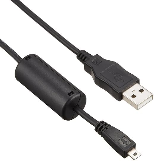 Image of 2.0 USB Data Charger Cable 2.0 USB for Nikon Coolpix S01 S2600 S2900 S4200 S4300 S6100 Camera- Black