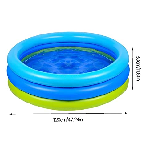 Peddelen Pool Kids Thicken Opblaasbare 3-Ring Badkuil Kaart Zomer Water Games 120x120x30cm Badbenodigdheden - Image 7