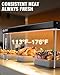 PYY 36 Inch Food Heat Lamp - Aluminum Infrared Strip Heater Overhead Food Warmer Light Electric Commercial Grade for Restaurant Buffet Catering Kitchen 750W