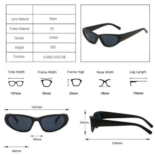 Lunettes de soleil œil de chat rétro pour conduite et sorties d'été