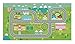 Panorama Tappeto Vinile Strade Macchinine per Bambini 300x200 cm - Tappeto Gioco per Bambini - Tappeto Moderno Salotto - Tappeto Lavabile Ignifugo - Tappeto Grande - Tappeto PVC