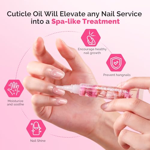Image of MelodySusie Cuticle Trimmer with Cuticle Pusher, Nail File and Buffer Blocks,Portable Cuticle Oil and Ingrown Toenail Removal Tool,Cuticle Remover Kit 13Pcs