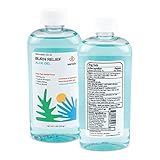 Sensiv Aloe Vera Gel for Sunburn Relief with Lidocaine Maximum Strength 4%, Solar Recovery for Cooling & Soothing
