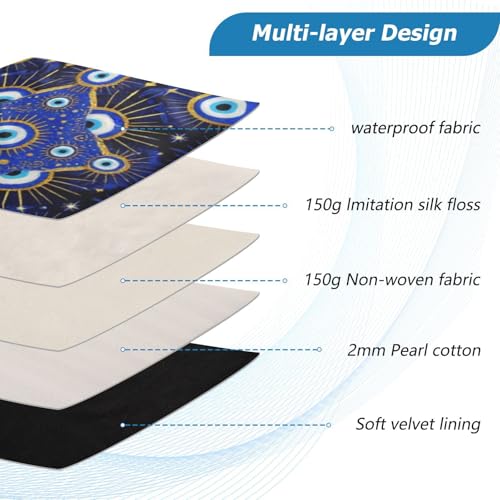 Funda para portátil azul de 15-16 pulgadas en poliéster miniatura 4