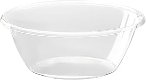 Plastic Mixing Bowl Large Capacity Non Stick Kneading Bowl Ingredients Food Prep Serving Container for Dough Eggs (Large Size)