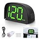 Strixorn Auto Tachometer, GPS Tachometer, HUD Heads Up Display für alle Autos, Fahrrad Motorrad LKW Auto Motorroller, LED-Großschriftanzeige