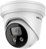 Hikvision IP Camera PoE DS-2CD2386G2-ISU/SL 2.8mm Lens 4K AcuSense Strobe Light and Audible Warning Fixed Turret Network Camera,H.265+,IP67, Built-in Two-Way Audio,Original English Version