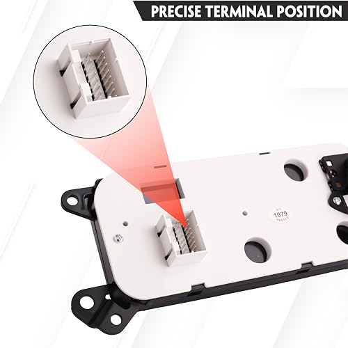 A/C Climate Control Module Panel Fits for 2006-2008 Dodge Ram 1500 Air Conditioning Heater Control Switch Replaces # P55056569AC, 55057079AB, P55056569AD, 55056569AE by RydSuns - Image 6