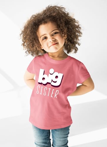 Big Sister Shirt Big Sister Announcement Toddler Girl Shirts Promoted Outfit Baby Girls2