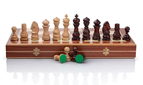 Jeu d'échecs exceptionnel en bois, le cadeau de prestige pour amateurs passionnés
