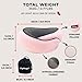 FlyHugz® Neck Travel Pillow | Memory Foam Neck Pillow for Comfort on Airplane | Compact and Ergonomic Design for Travel, Car Rides, and Home Use | Ideal for Adults and Kids (Pink)