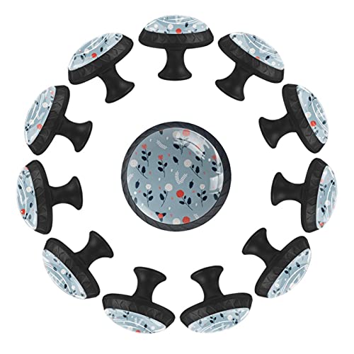 Boutons de tiroir 35 mm boutons floraux robustes pour commode