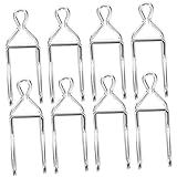OUNONA 50pcs Iron Pocket Watch Chain Clasps Durable Rust Resistant Clips for DIY Cowboy Chains and Fashion Accessories with Smooth Finish