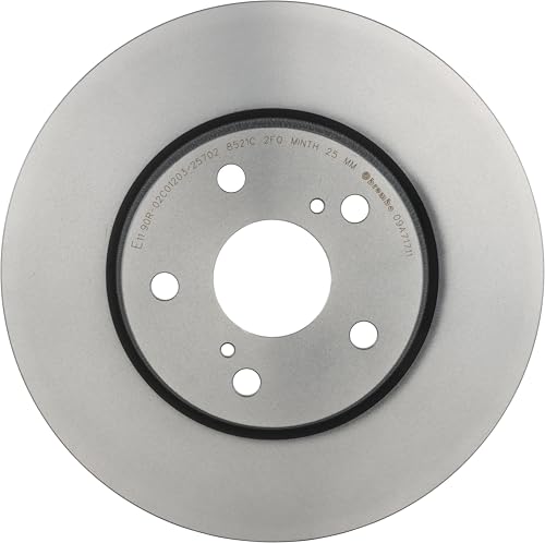 Disque du Frein Avant auto avec revêtement anti-corrosion UV Brembo 09.A717.11 de rechange