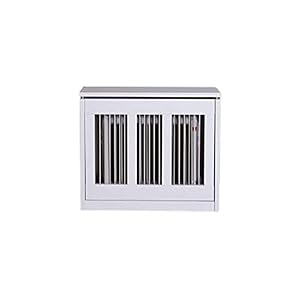 TOPKIT|Cubreradiador Cristian 3091 |90 cm de Ancho|Cubreradiador mediano|Diseño Elegante| Blanco