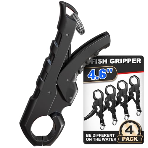 SNAIL TRAIL 4.6'' Fish Lip Gripper, Fishing Grabber Tool for Scale Clamp
