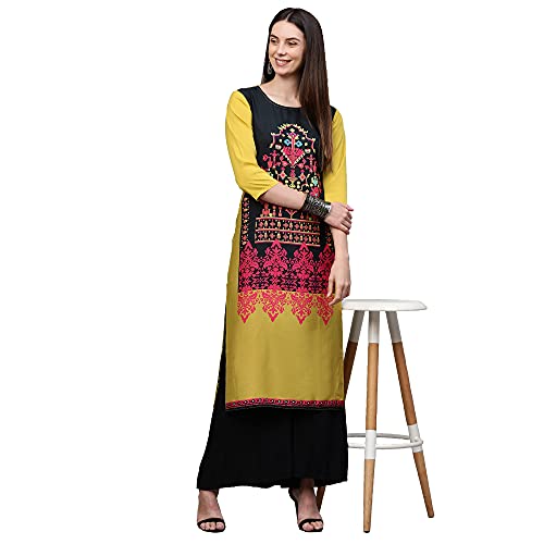 Image of ANNI DESIGNER Women's Crepe Regular Kurta