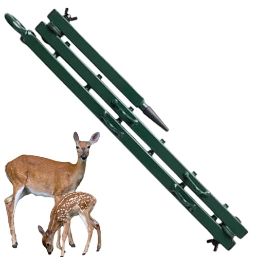 Soporte de metal para ramas multigancho regulable para protección visual y camuflaje de caza